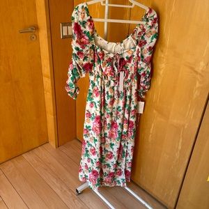 For Love & Lemons floral dress *NEW WITH TAGS*